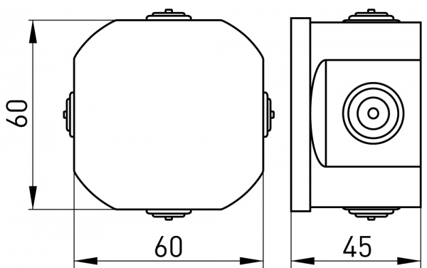 Коробка распределительная E.NEXT e.db.pro.d50.50u ПВХ p016107