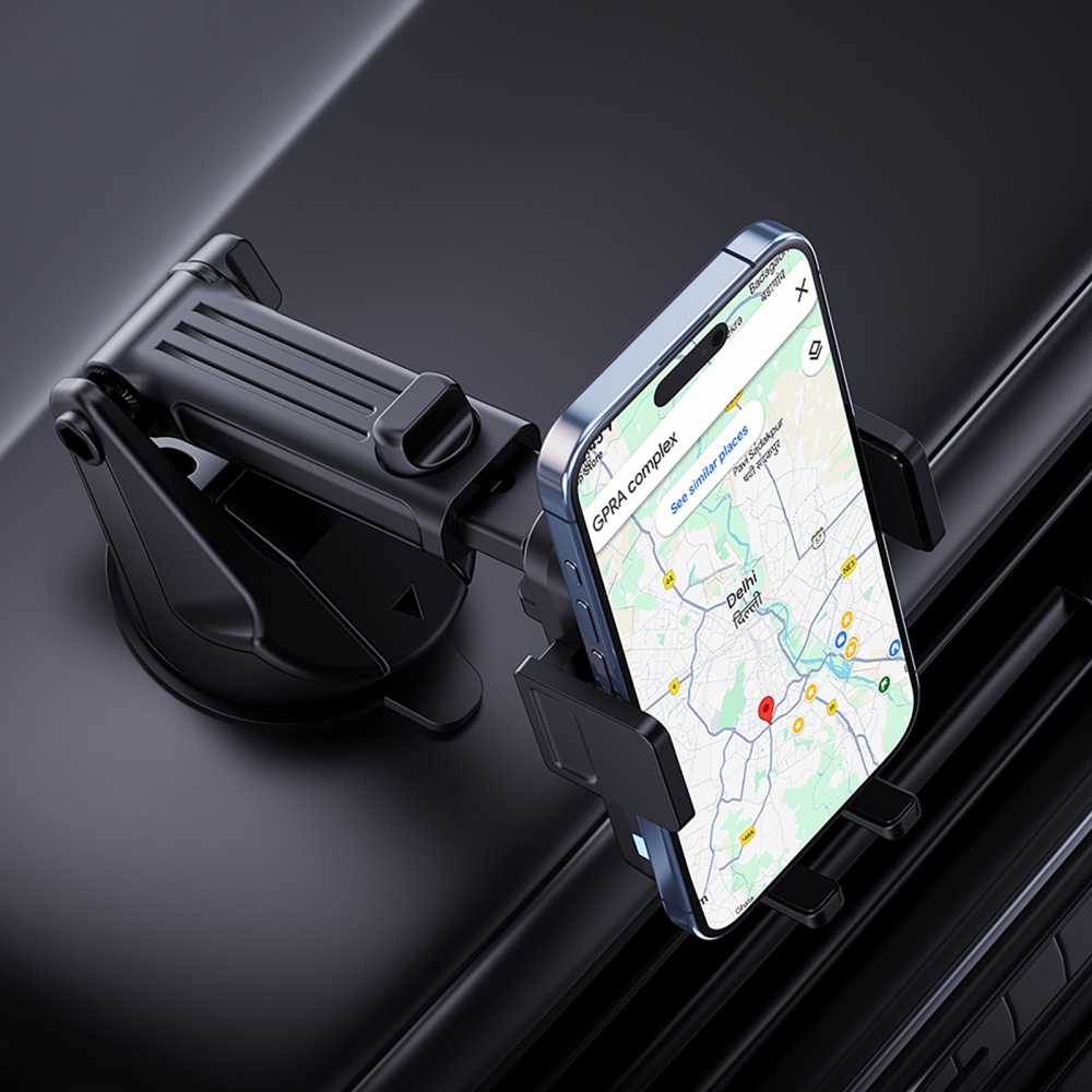 Тримач для смартфона Xo з бездротовою зарядкою WX043.black