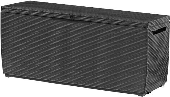 Ящик Curver для подушек (имитация искусственного ротанга) антрацит