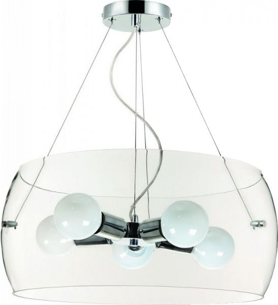Світильник підвісний Arte Lamp A8057SP-5CC 5x40 Вт E27 прозорий 