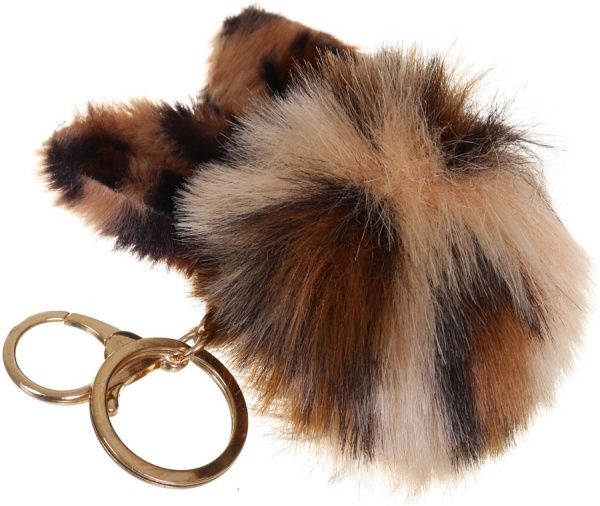 Брелок для рюкзаков с ушками Тигровый зайченок