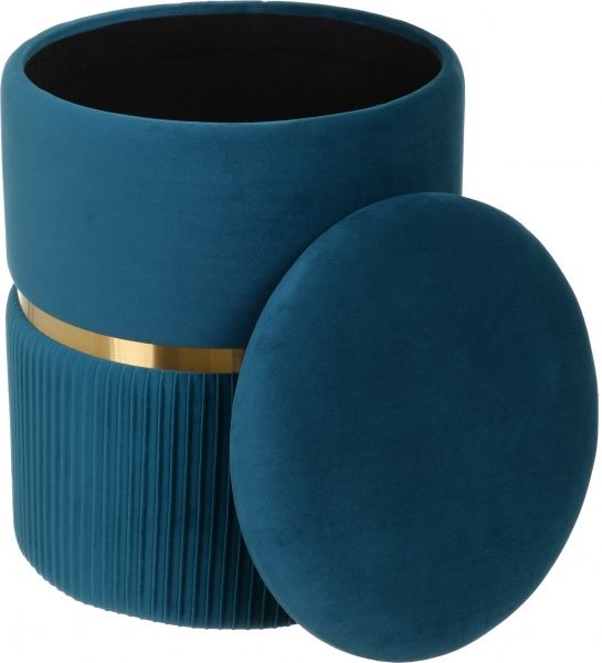 Скриня-пуф Bernard 36х36х44см смарагдовий 