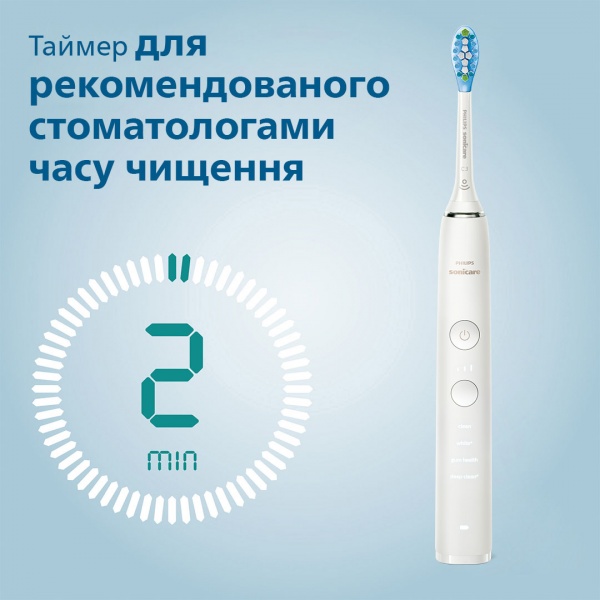 Електрична зубна щітка Philips Sonicare Diamond Clean 9000 White & Black HX9914/57