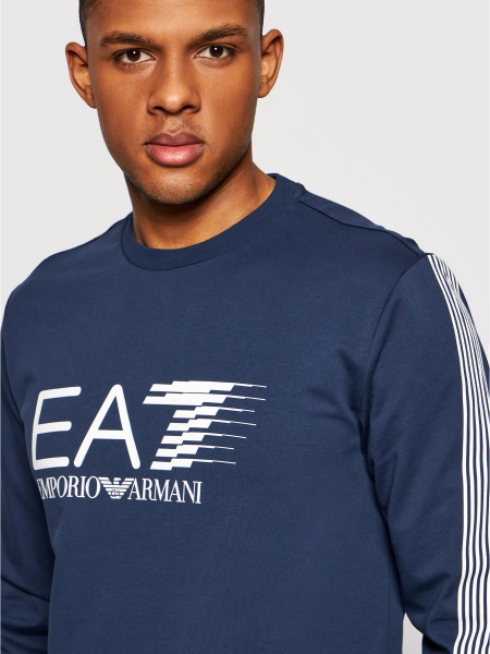 Свитшот EA7 SWEATSHIRT 3KPM67-PJ05Z-1554 р. S синий