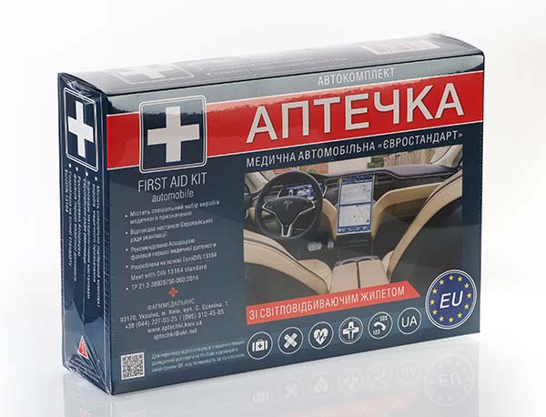 Аптечка автомобильная Фарммедальянс Евростандарт
