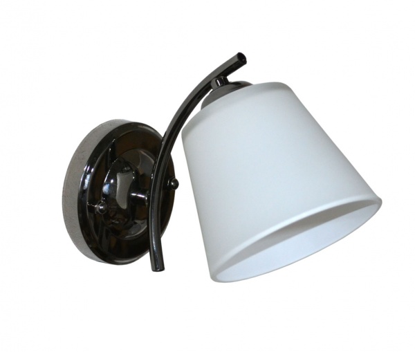 Бра Геотон A115-1А 1x60 Вт E27 чорний хром 48807 