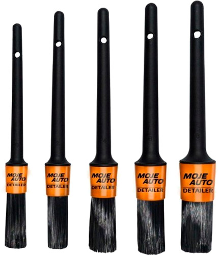 Набор кисточек для детейлинга Moje AUTO 5 шт. 19-650 мл