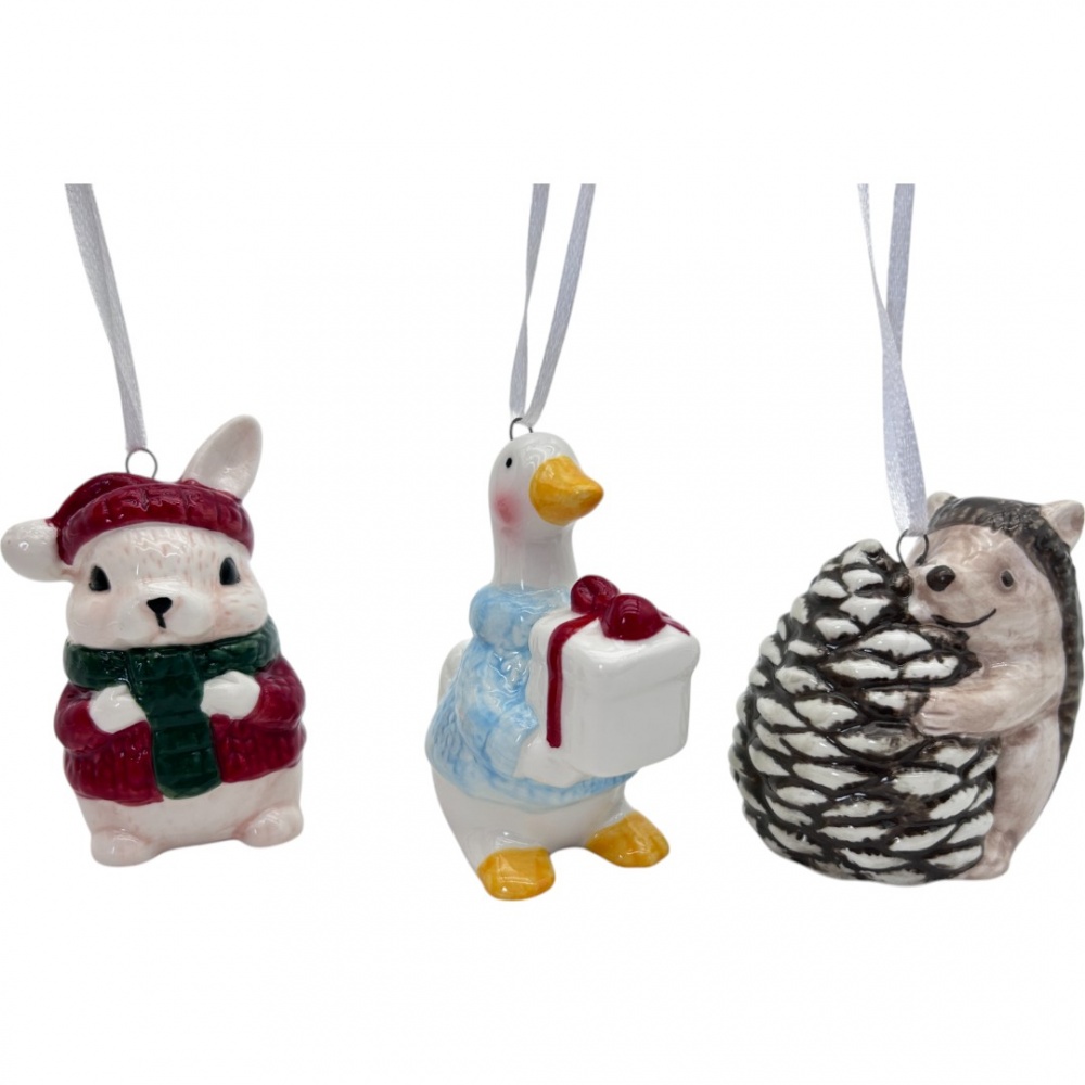 Сувенир новогодний Zhongyang Economic зверек 5x7 см в ассортименте ZY25001