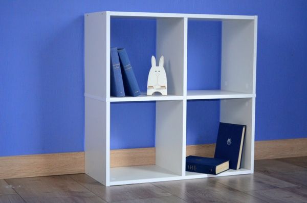 Шкаф-тумба Inteo КУБУС 2х2 (16 мм) 724x724x290 мм белый 