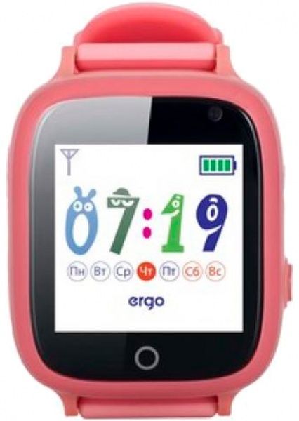 Смарт-годинник Ergo GPS Tracker Color C020 дитячий трекер pink (GPSC020P)