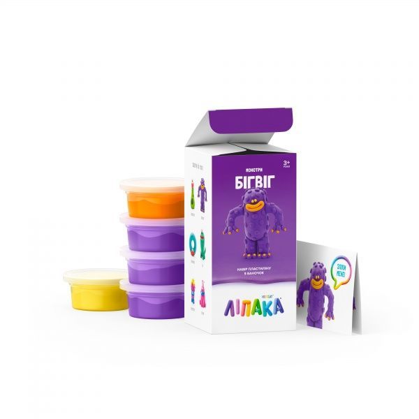 Интерактивный игровой набор Липака Пластилин с приложением Claymate Бигвиг MMN005