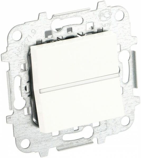 Выключатель перекрестный одноклавишный ABB Zenit без подсветки 10 А 230В IP20 белый N2210 BL Z