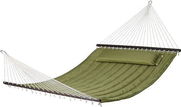Гамак Indigo стеганый 140x200 см оливковый 
