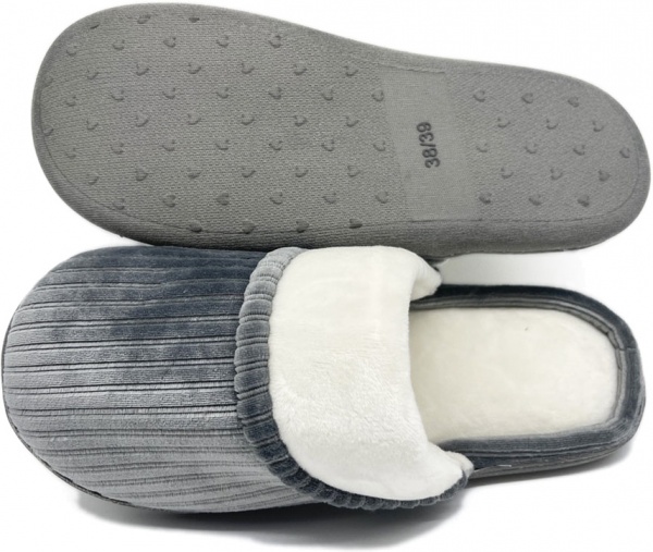 Капці домашні La Nuit Home Софі р. 36-37 сірий 