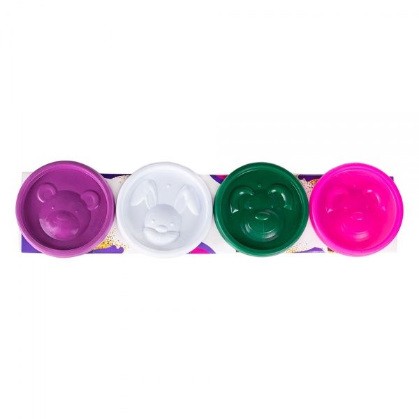 Тісто-пластилін Genio Kids 4 кольори з блискітками TA2000