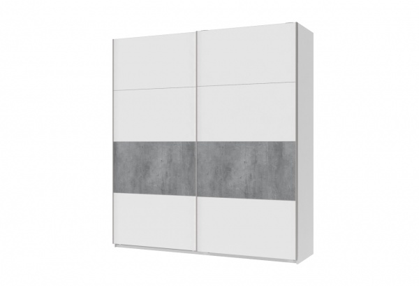 Корпус шкафа-купе G-Кайзер Doros 2200х600x2400 мм белый альба
