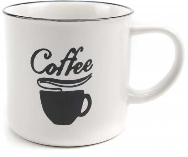 Чашка Coffee Steam White 340 мл Bella Vita