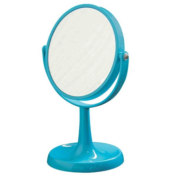 Зеркало круглое Trento настольное бирюзовое