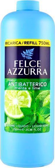 Мило рідке Felce Azzurra Antibacterico Mint&Lime 750 мл 1 шт./уп.
