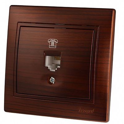 Розетка Lezard Mira 701-0404-137 античний кедр