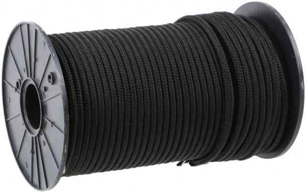Шнур поліпропіленовий 8 мм чорний