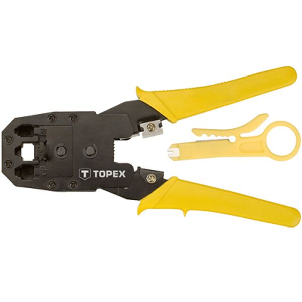 Клещи обжимные Topex для обжатия телефонных наконечников 32D409