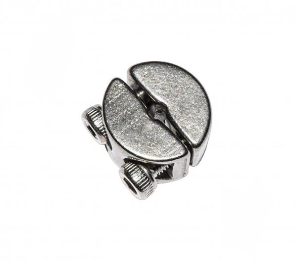 Затискач для тросу циліндричний кільцевий нерж А4 2 мм