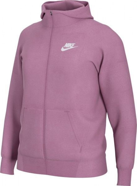 Джемпер Nike G NSW PE FULL ZIP BV2712-693 р. S розовый