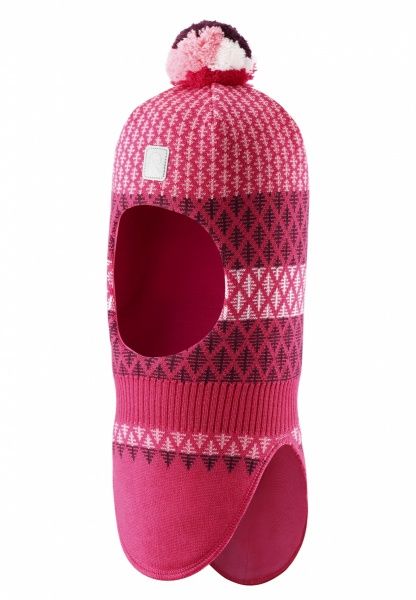 Шапка Reima Valtias 518532-4652 46 малиновий із білим