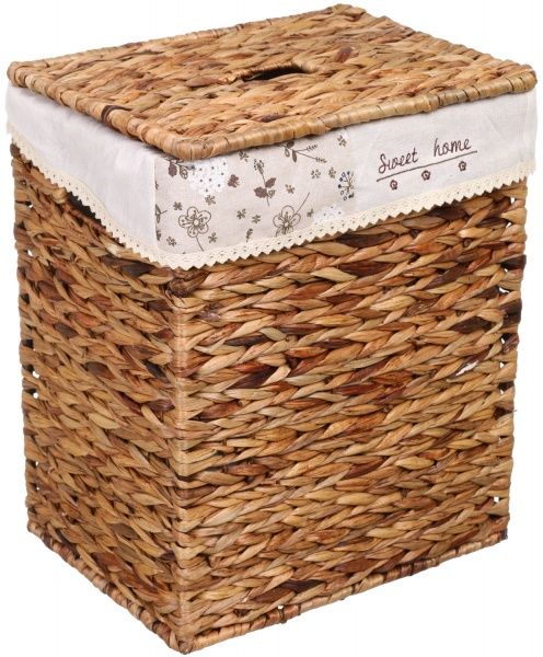 Корзинка плетеная Tony Bridge Basket с текстилем 42х32х52 см XTA19-61AB-1 