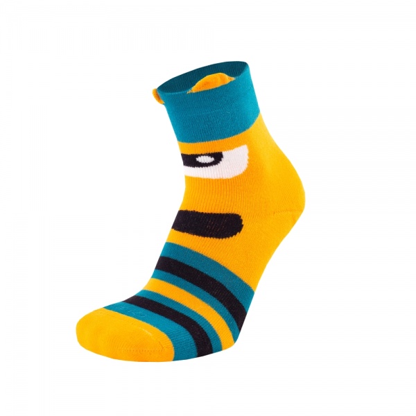 Шкарпетки унісекс Duna новорічні 4115 махра р.20–22 жовтий 