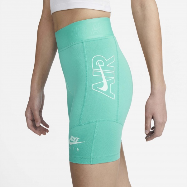 Шорти Nike W NSW AIR BIKE SHORT DM6055-392 р. S бірюзовий