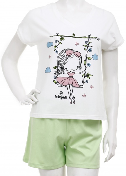 Піжама Trio Kelly р. XXL молочний