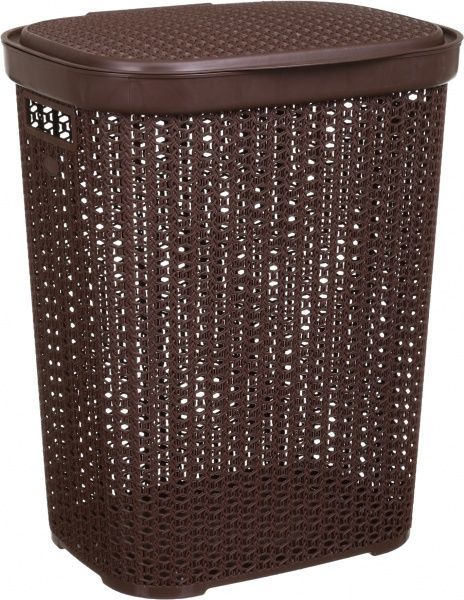 Корзина для белья FLOsoft 50 л темно коричневый
