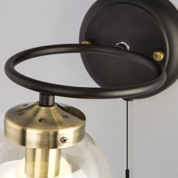 Бра Strotskis Link 1x60 Вт E14 черный 70104/1