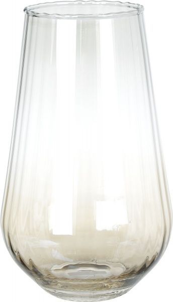 Ваза стеклянная Plisse 27 см Wrzesniak Glassworks