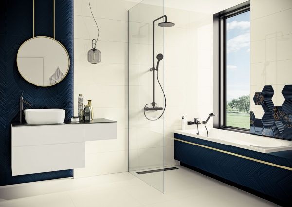 Плитка Ceramika Paradyz INTENSE TONE BLUE struktura B mat 29,8х89,8 