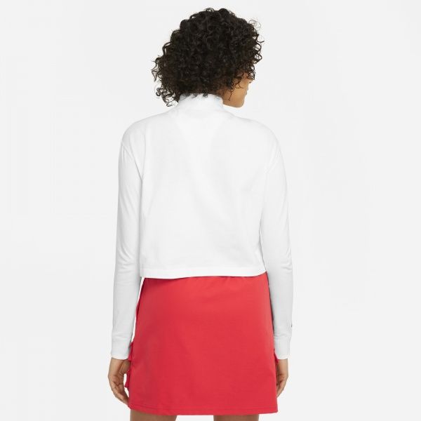 Футболка Nike W NSW TEE LS MOCK LOVE DB9735-100 р.L білий