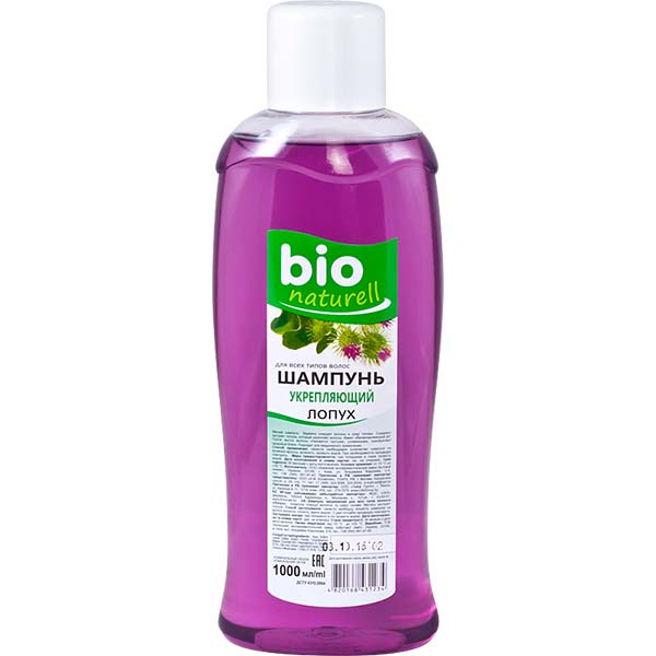 Шампунь Bio Naturell укрепляющий Лопух 1000 мл