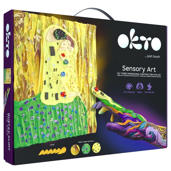 Набір для створення об'ємної картини Поцілунок 30х40 см 10006 OKTO 