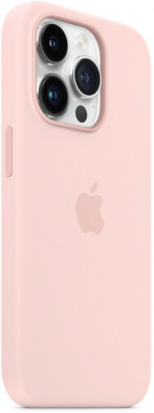 Чохол Apple Silicone Case with MagSafe для iPhone 14 Pro chalk pink (MPTH3ZM/A)