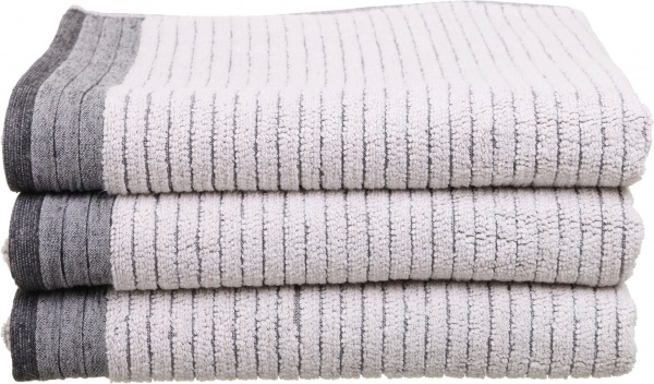 Полотенце Stripe Natural 70x140 см серый La Nuit 