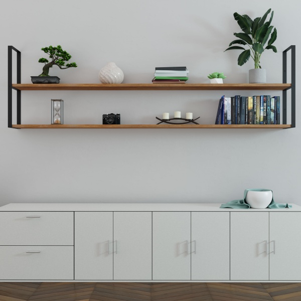 Кронштейн для полок Valore Прямоугольник двойной Loft SB-DR-21