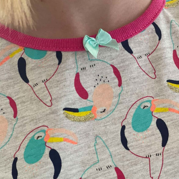 Костюм для девочек Blanka Туканы р.154 серый 12662 