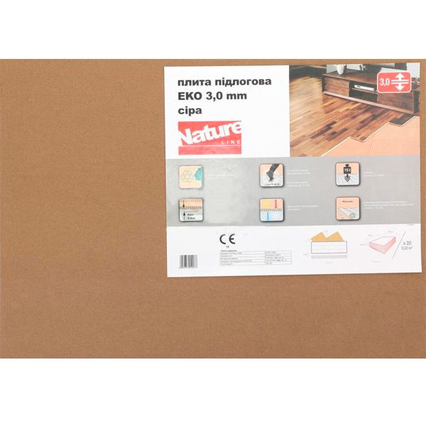 Плита напольная подкладочная Steico ЕКО Nature Line 3x790x590 мм 