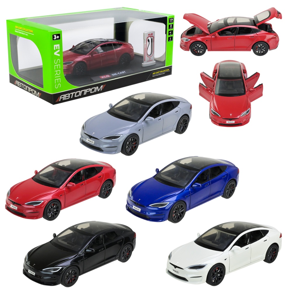 Автомобіль Автопром 1:24 із зарядною станцією AP7713