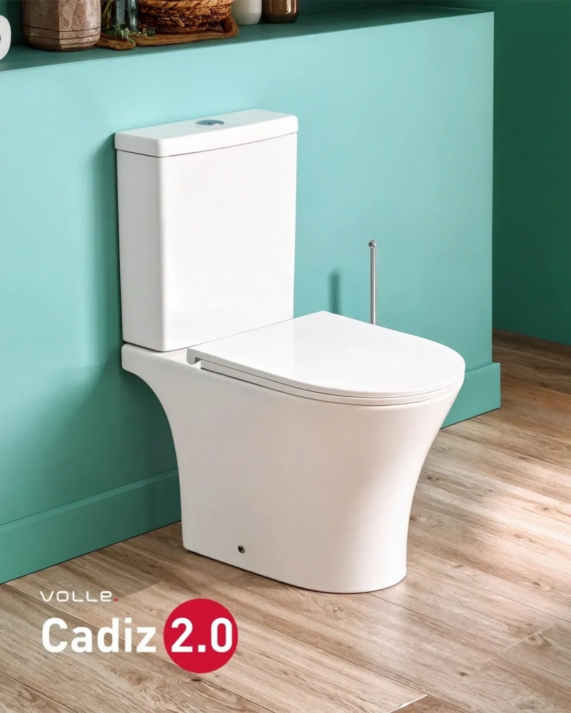 Унитаз-компакт VOLLE CADIZ 2.0 VORTICE, с сиденьем Duroplast slow-closing