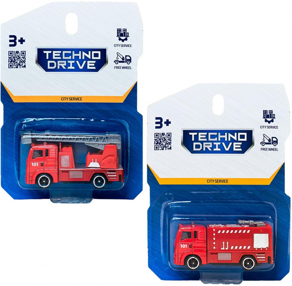 Міні-модель TechnoDrive 1:64 Міська служба в асортименті 250421CG