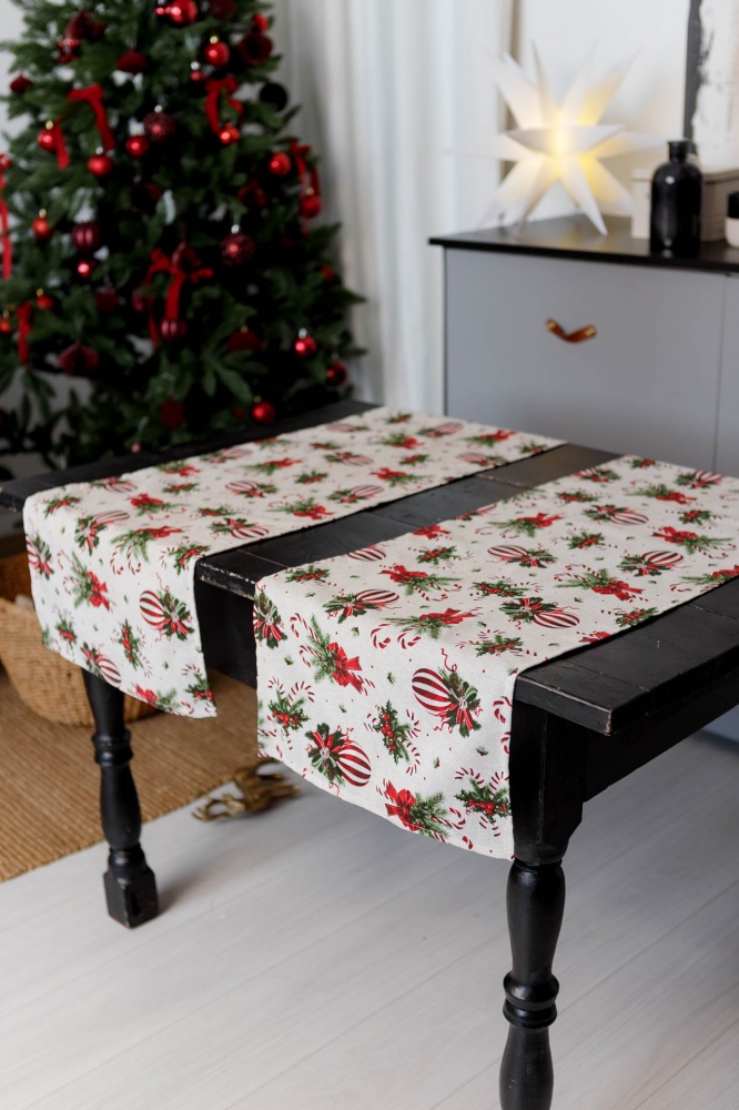 Раннер STRIPE BALLS 40x136 см Прованс