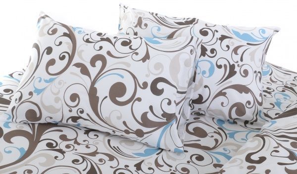 Комплект постільної білизни Насолода сімейний блакитний Ярослав 